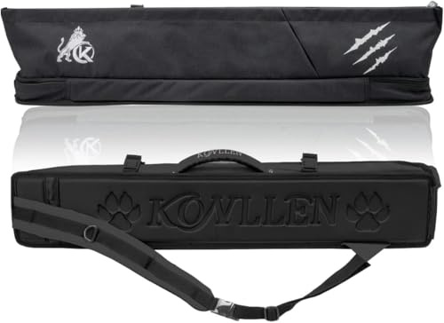 KONLLEN Custodia per stecca da biliardo in tessuto Oxford 3x4 4x5 Prairie custodia per stecca da biliardo ad alta capacità borsa per il trasporto