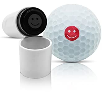 SWVL Sport glatt leende ansikte golfboll stämpel markör flera designer ansikten, emojisikoner och mer