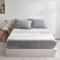 Damier Winter Spannbettlaken 90x200cm Grau Flauschige Warme Samt Bettlaken Teddy Plüsch Spannbetttuch Geeignet für 30cm Matratze