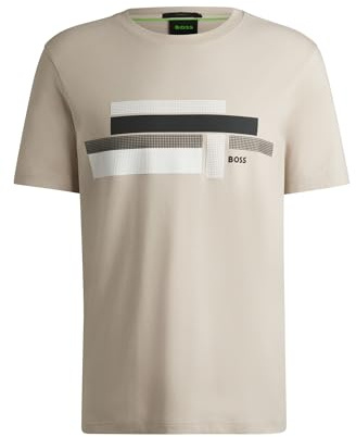 BOSS Tee Glamping 10270669 01 Shirt Open Beige284 M