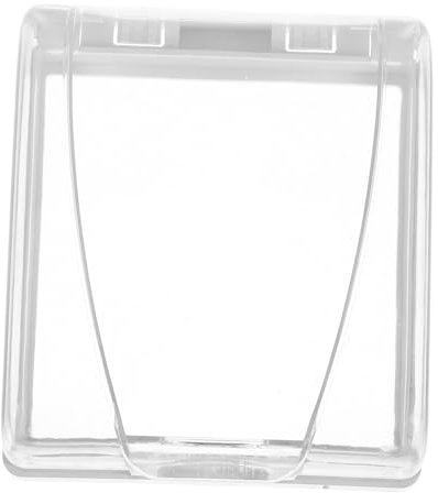 jojofuny Wasserdichte Steckdosenabdeckung Außen Wetterfeste Steckdosenbox Für Gartensteckdosenkasten Außensteckdosen Schutz Mit Transparenter Abdeckung Stecker Box Für Steckdosen