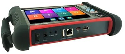 JOJIDE CCTV Tester, 7 Zoll X7MOVTADHS CCTV Tester Monitor IP Analog Kamera Tester 1080p 4k 8mp PTZ Steuerung POE 12V Ausgang