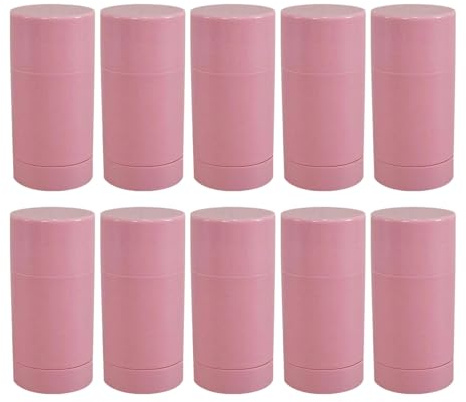 Generic Leere Deo-Stick-Behälter, 3 x 3,8 cm, für DIY-Beauty-Produkte, 10 Stück
