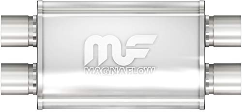 MagnaFlow X-PIPE Performance Muffler 11386 | 2.5 Inlet/Outlet