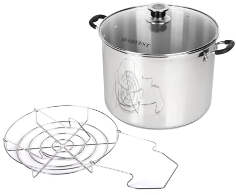 KITCHEN CROP VKP1130 Harvest Stainless Steel Multi-Use Canner with Temperature Indicator