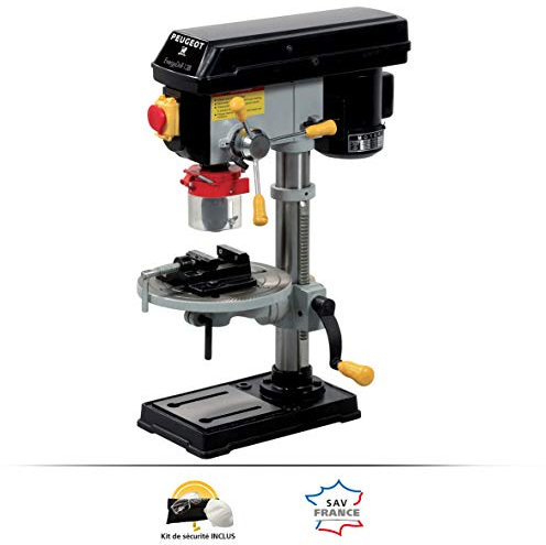 Peugeot 132613 Energydrill-13B Perceuse à colonne d'établi capacité 13 mm 350 W