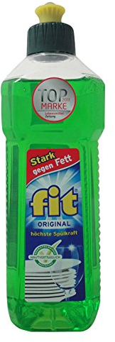 fit Spülmittel 3er Pack (3 x 500 ml) Geschirrreiniger Reinigunsmittel Geschirrspülmittel