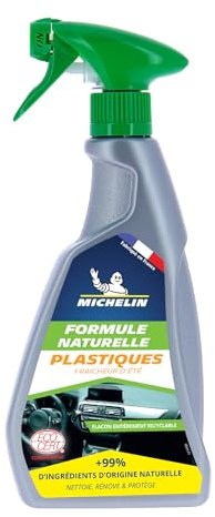 MICHELIN 009172 Nettoyant Plastique Auto, Formule Naturelle, Parfum fraîcheur d'été, 500 ml