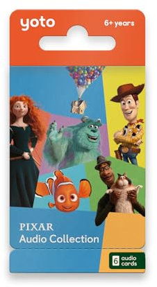 Yoto - Disney Pixar Audio Collection - Boîte à Histoire pour Enfant Player et Mini, Livre Audio en Anglais, Audioconte 6 Ans et Plus