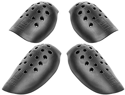Sas-Tec Viscoelastic Memory Foam Lightweight Shoulder & Elbow Pad Inserts - Motorcycle Jacket Suit Upper Body Slimline Armour Upgrade - Level 2 - 4 Piece Set