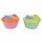 Galileo Casa 5911117 Centrifugadora de Ensalada con manivela Manual, Cesta extraíble, diámetro de 24 cm, 4 litros, Plástico, Variados
