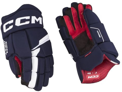 CCM HG NEXT Hockey Gloves (Junior) (Kleur - Navy, Maat - 12.0)
