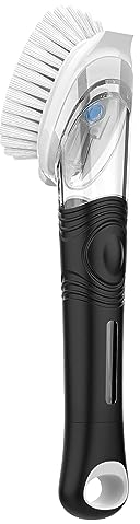 MR.SIGA Spülbürste mit Spülmittelspender, Küchenbürste für Topf, Pfanne, Spüle Reinigung