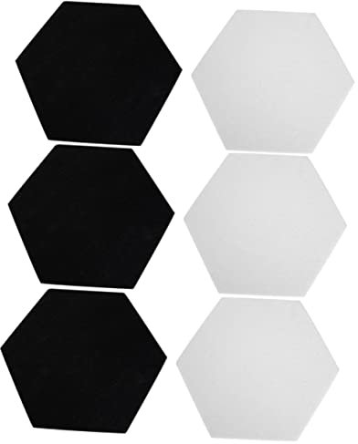 ibasenice 6pcs Self-adhesive Soundproofing Panels Acoustic Wall Insulation for Home Theater Lightweight Easy Installation Sound Absorption Blocks