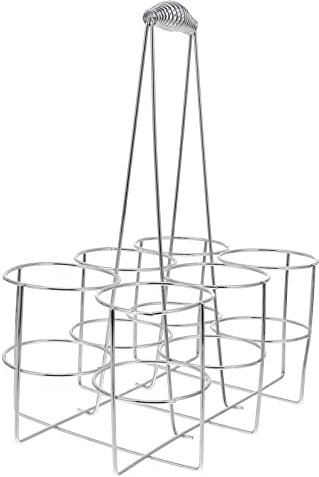 Amosfun Beer Bottle Carrier Rack Craft Beer Bottle Holder Organizer for Kitchen Storage and Coolers