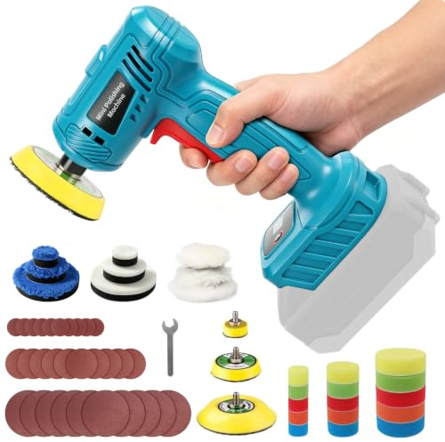 Mini Battery Polishing Machine Compatible with Makita 18 V Polisher