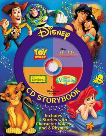 Disney CD The Lion King, the Little Mermaid, Toy Story, Aladdin: Disney Cd Storybook (4-In-1 Disney Audio CD Storybooks)