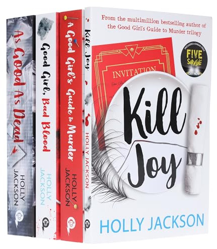 Holly Jackson Collection 4 Books Set (Good Girl Bad Blood, A Good Girl's Guide to Murder, Kill Joy)