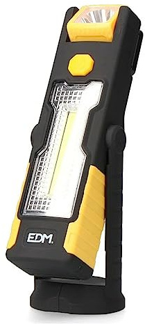 EDM LINTERNA LED COB XL DOBLE FUNCION CABEZAL GIRATORIO