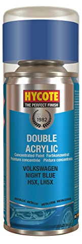 Hycote Double Acrylic Aerosol Car Spray Paint, Volkswagen - Night Blue, 150 ml