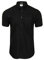 Ben Sherman Men's Button-Down Collar Oxford Shirt, Short Sleeved, Regular Fit (Black (Embroidered Pocket Logo)) XL
