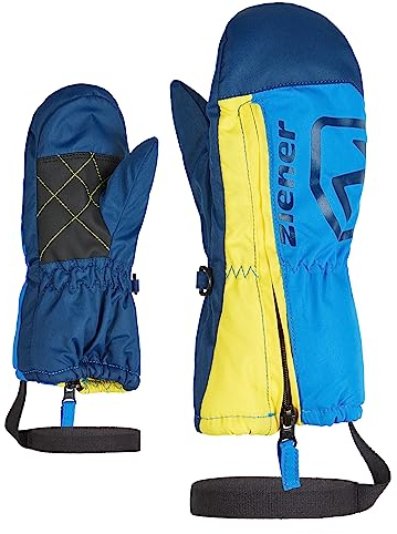 Ziener Baby Leon Ski-Handschuhe/Wintersport | atmungsaktiv Leash, persian blue, 92cm
