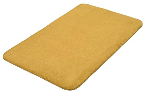 Kleine Wolke Badteppich Cony, 60x100 cm, Goldgelb