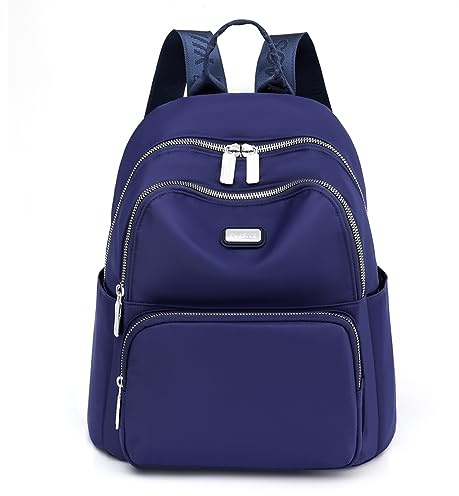 JIANLINST Rucksack Damen Klein Schulrucksack Cityrucksack Leichtgewicht Wasserdicht Reiserucksack Casual Daypack Saphirblau