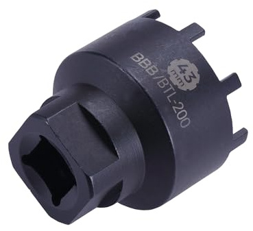 BBB Cycling DirectPlug Bosch Fahrrad Verschlussring Kettenblad Tool | Demontage Werkzeug | Bottom Bracket Tool | Sicherungsring | Schwarz | BTL-200