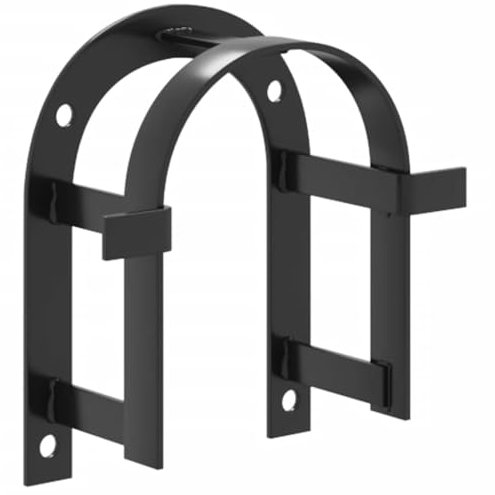 vidaXL Trensenhalter, Zaumhaken Wandmontage, Trensenaufhänger für Scheune Sattelkammer Stall, Trensenhaken, Schwarz Pulverbeschichtetes Eisen