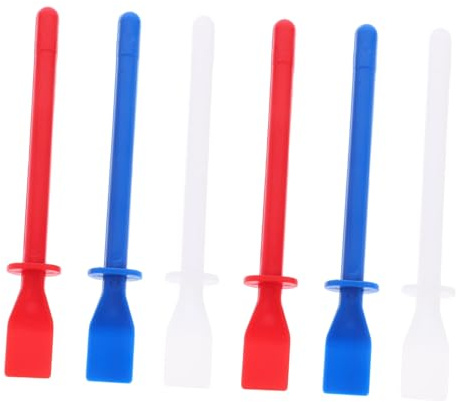 KONTONTY 3 Set Di Spatole Per Colla A Spalmare Spatole Per Colla Portatili Per Ragazzi E Ragazze Riutilizzabili 6 Pezzi * 3