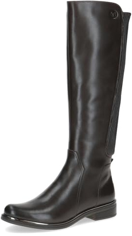 CAPRICE Damen Hohe Stiefel mit Absatz mit Reißverschluss Elegant, Braun (Dk Brown Comb), 39 EU