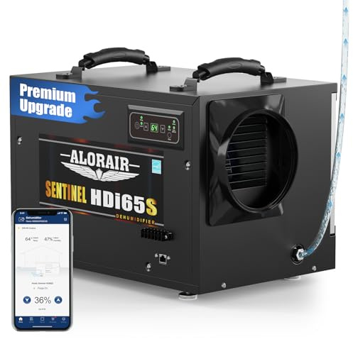 ALORAIR 120 PPD Energy Star Wi-Fi Dehumidifier for Crawl Space, Basement, and Commercial Use, APP Control with Pump and Hose, Compact Auto-Defrost Design