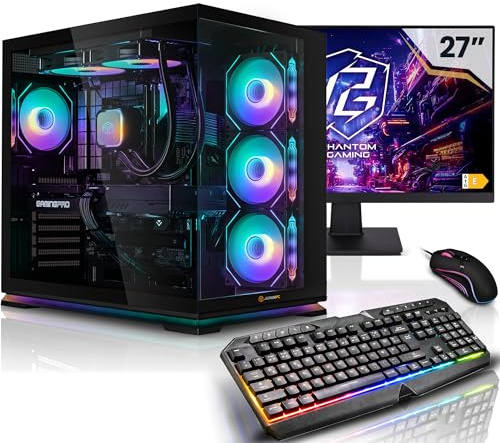 Aurum Méga Pack PC Gamer Fixe Complet Intel Core i9-12900KF • Ecran LED 27 • GeForce RTX5060Ti 16Go • 32Go DDR4 • 1TB M.2 SSD • Windows 11 • Refroidissement par Eau • Claviers de Jeu et Souris