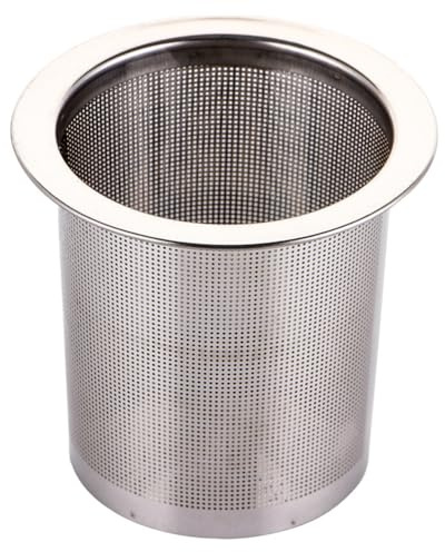 Coladores de té para té suelto, colador de taza de acero inoxidable 304, filtro infusor de de gran capacidad para hojas y colar