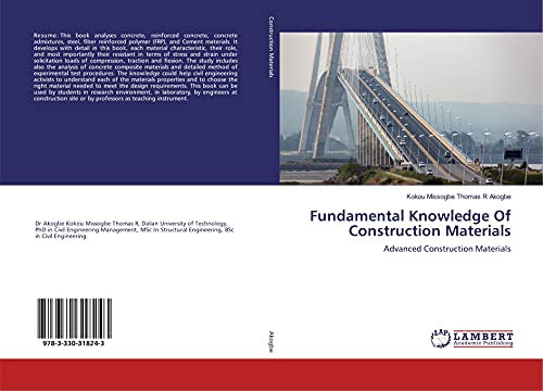 Fundamental Knowledge Of Construction Materials: Advanced Construction Materials