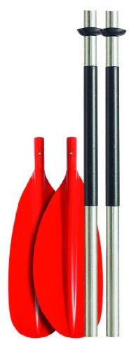 Bravo 4 Piece Sculptured Kayak Paddle - Silver, 230cm