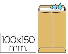 Liderpapel Sobre Bolsa N.1 Kraft Salarios 100X145 Mm Engomado Caja De 1000 Unidades