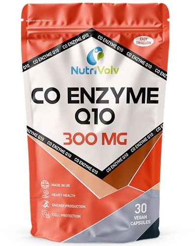 Co Enzyme Q10 300mg Heart & Brain Health Care | High Absorption Promo Pack | 30 Capsules