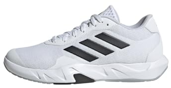 adidas Amplimove Trainer Shoes, Zapatos de Gimnasio y Entrenamiento Hombre, Cloud White/Core Black/Grey Two, 42 2/3 EU