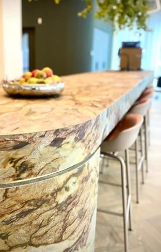 Wandverkleidung Schieferfurnier 244 x 122 cm Steinfliesen Universal Kaminrückwand Dusche Boden Echtstein Schieferplatten hitzebeständig langlebig Naturstein Fachhandel