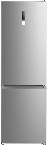 Corberó - Frigorífico Combi | CCM18824NFX | 310L | 63x59,5x188 | No Frost, Display Puerta, Luz LED, Crisper, Balcones Ajustables, Estantes de Cristal, Hueveras, Cubiteras | 40 Db | Inox