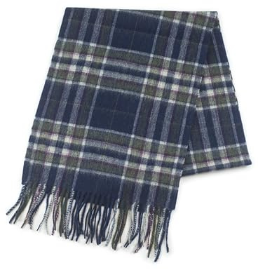 REALITY&FANTASY Sciarpa invernale in cashmere e lana di agnello al 100% morbidissima a quadri tartan per uomo e donna…, M