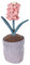 VDE Villa d'Este Home Tivoli 1999 Künstliche Hyazinthe Türstopper 1kg Stoff Garten