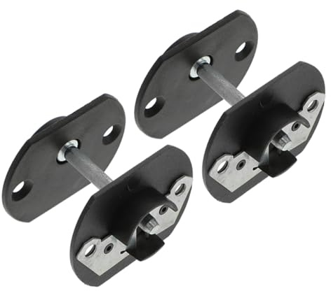 SEWACC Connecteurs pour Canapés D’Angle en PE et Fer Lot de 2 Sets de Jeux Goupilles de Connexion et Boucles Accessoires Robustes pour Assemblage Meuble D’Angle Fixation Stable et