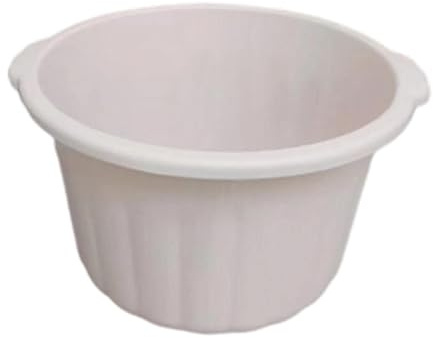 TISHITA Bacinella per Pediluvio con Fondo Antiscivolo Vasca per Ammollo Piedi con Presa Facile Contenitore Acqua per Pedicure in PP Adatta per Cura Piedi Puli, Pink L