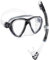 CRESSI Combo Big Eyes+Alpha UD Clear/Black - Kombo Set Maske Big Eyes Evo und Schnorchel Alpha UD, zum Tauchen und Snorkeln, Transparent/Schwarz, Einheitsgröße, Erwachsene