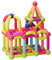 ROUSKY Juego de Barras magnéticas, Juego de Bloques de construcción de imanes, Ladrillos de construcción, Juguetes Apilados Stem para niños de 3 años + (Coloridos-42 PCS)