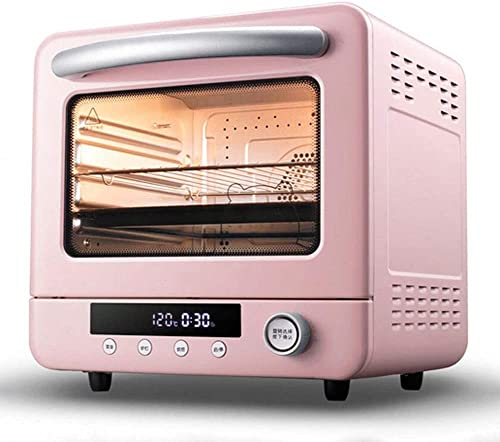 CAZARU Mini Forno Elettrico 20L, Forno A Convezione, Forni 1300W con Funzione Grill, Ideale per Ufficio, Caravan E Dormitorio Happy Life