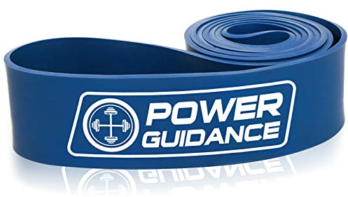 POWER GUIDANCE Pull Up Assist Bands - Stretch Resistance Band - Mobility Band - Powerlifting Bands - by Perfect for Body Stretching, Powerlifting, Resistance Training (Blue)